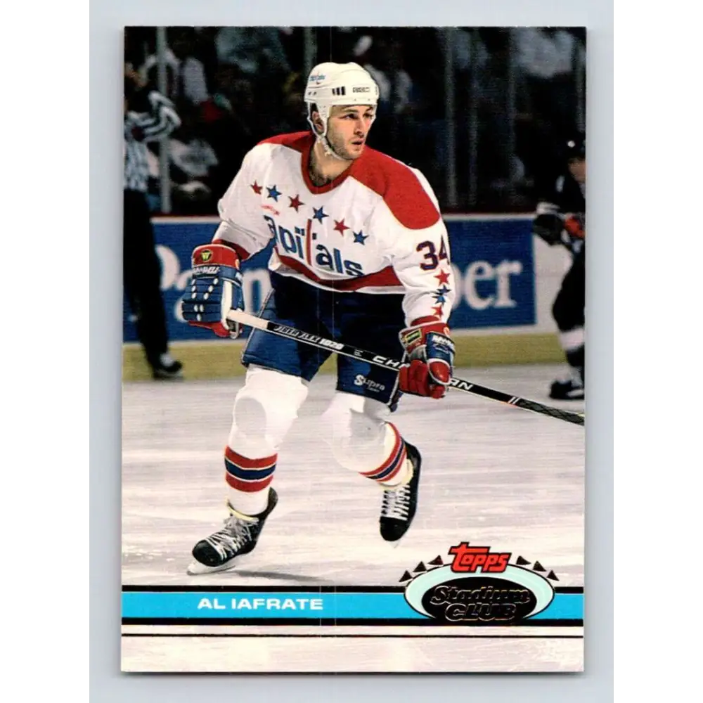 1991-92 Topps Stadium Club #372 Al Iafrate NM-MT Washington Capitals Hockey Card