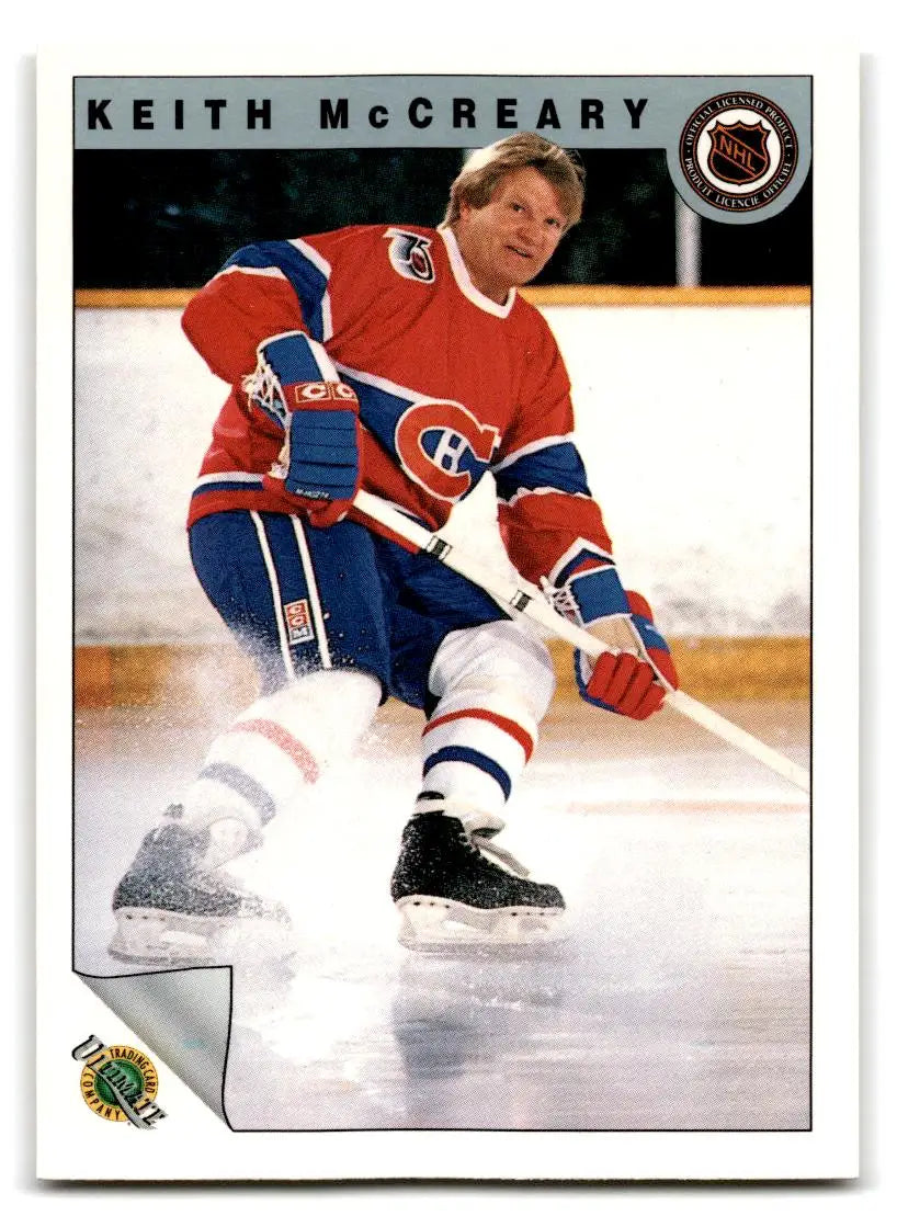 1991-92 Ultimate Original 6 #98 Keith McCreary - Trading Card