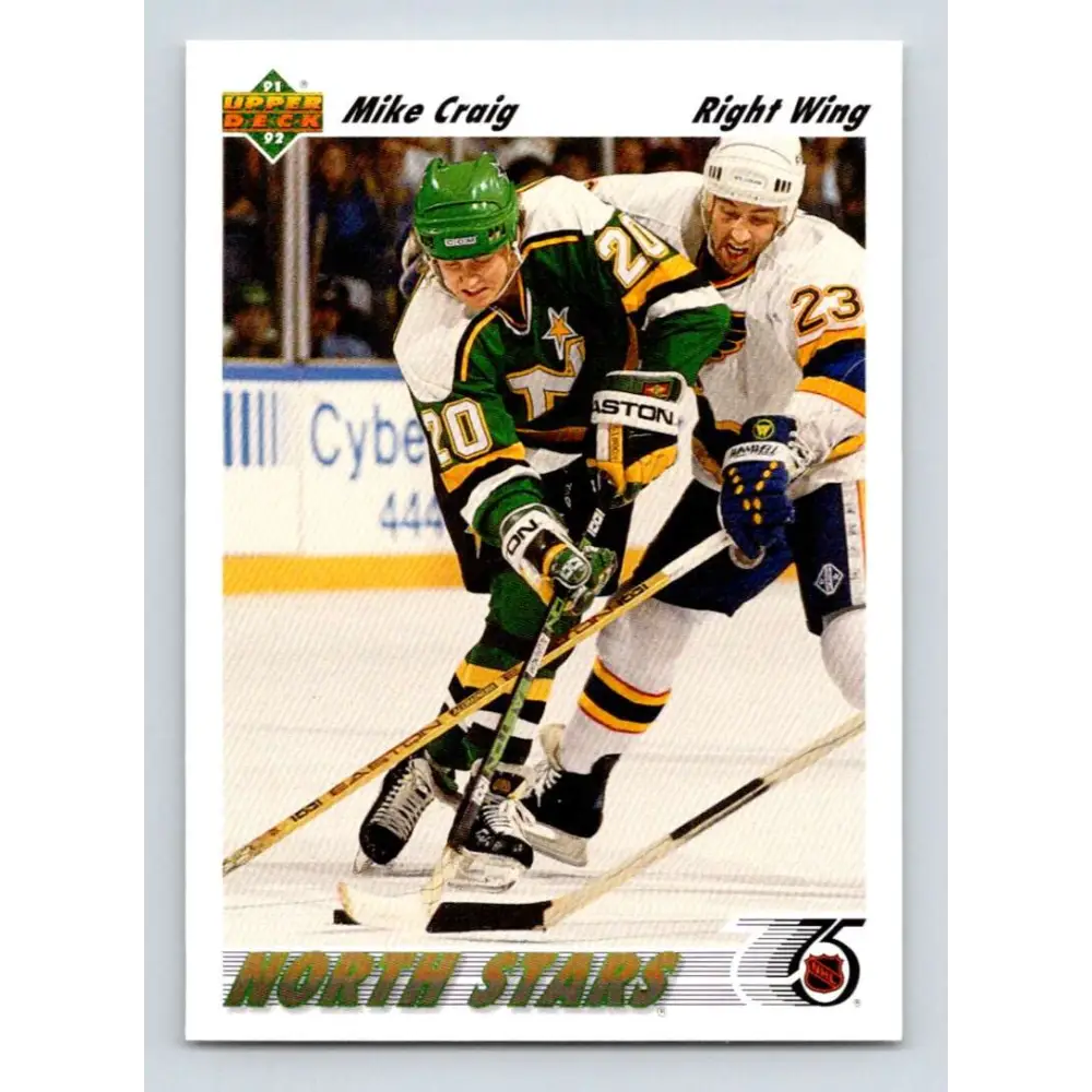1991-92 Upper Deck #125 Mike Craig NM-MT Minnesota North Stars Hockey Card
