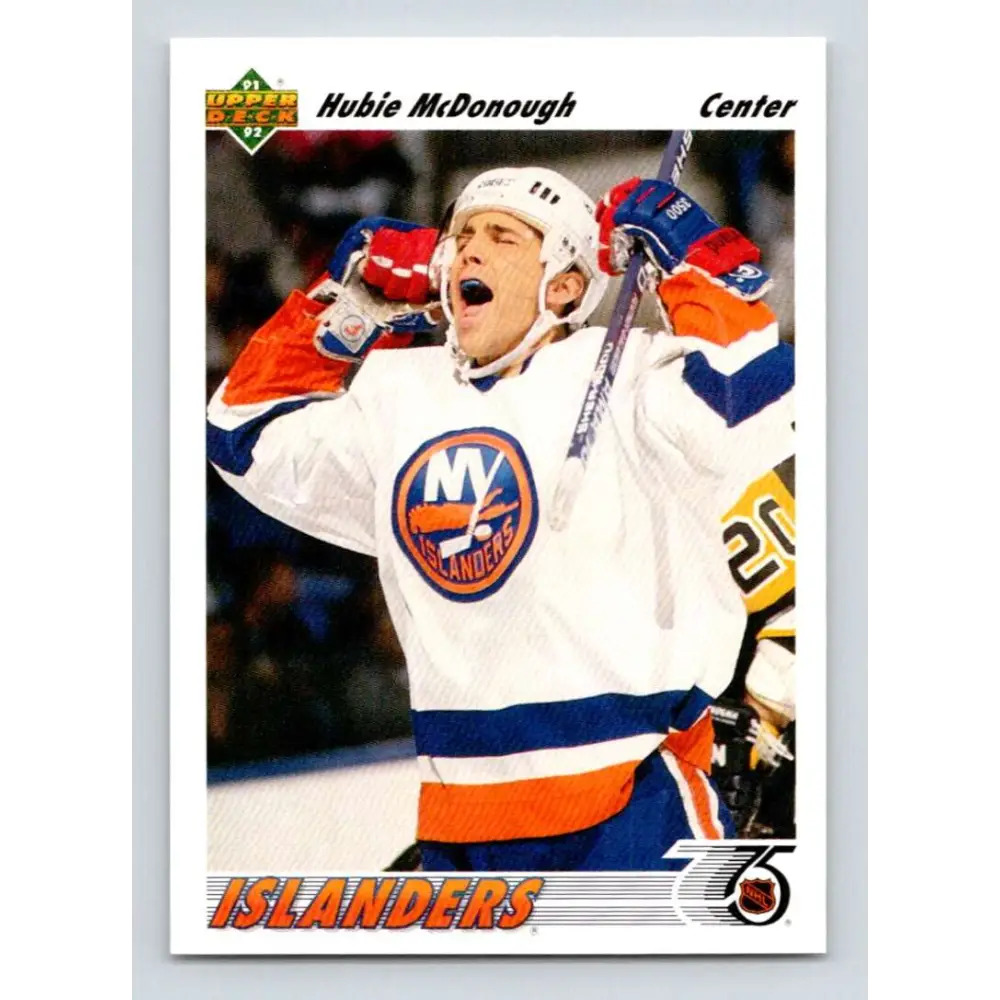 1991-92 Upper Deck #138 Hubie McDonough NM-MT New York Islanders Hockey Card