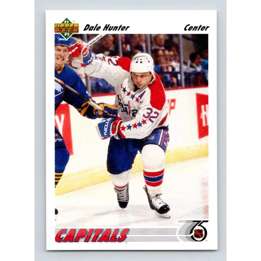 1991-92 Upper Deck #209 Dale Hunter NM-MT Washington Capitals Hockey Card
