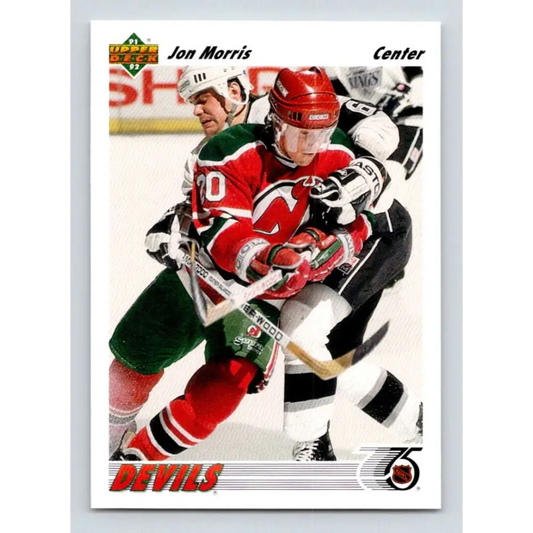1991-92 Upper Deck #216 Jon Morris NM-MT New Jersey Devils Hockey Card