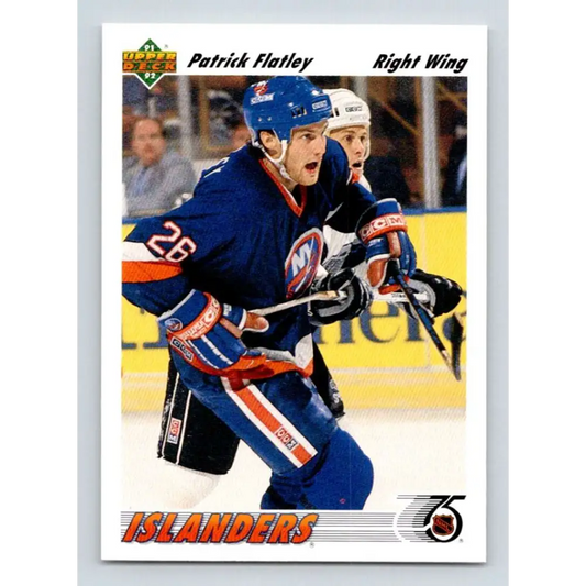 1991-92 Upper Deck #226 Patrick Flatley NM-MT New York Islanders Hockey Card
