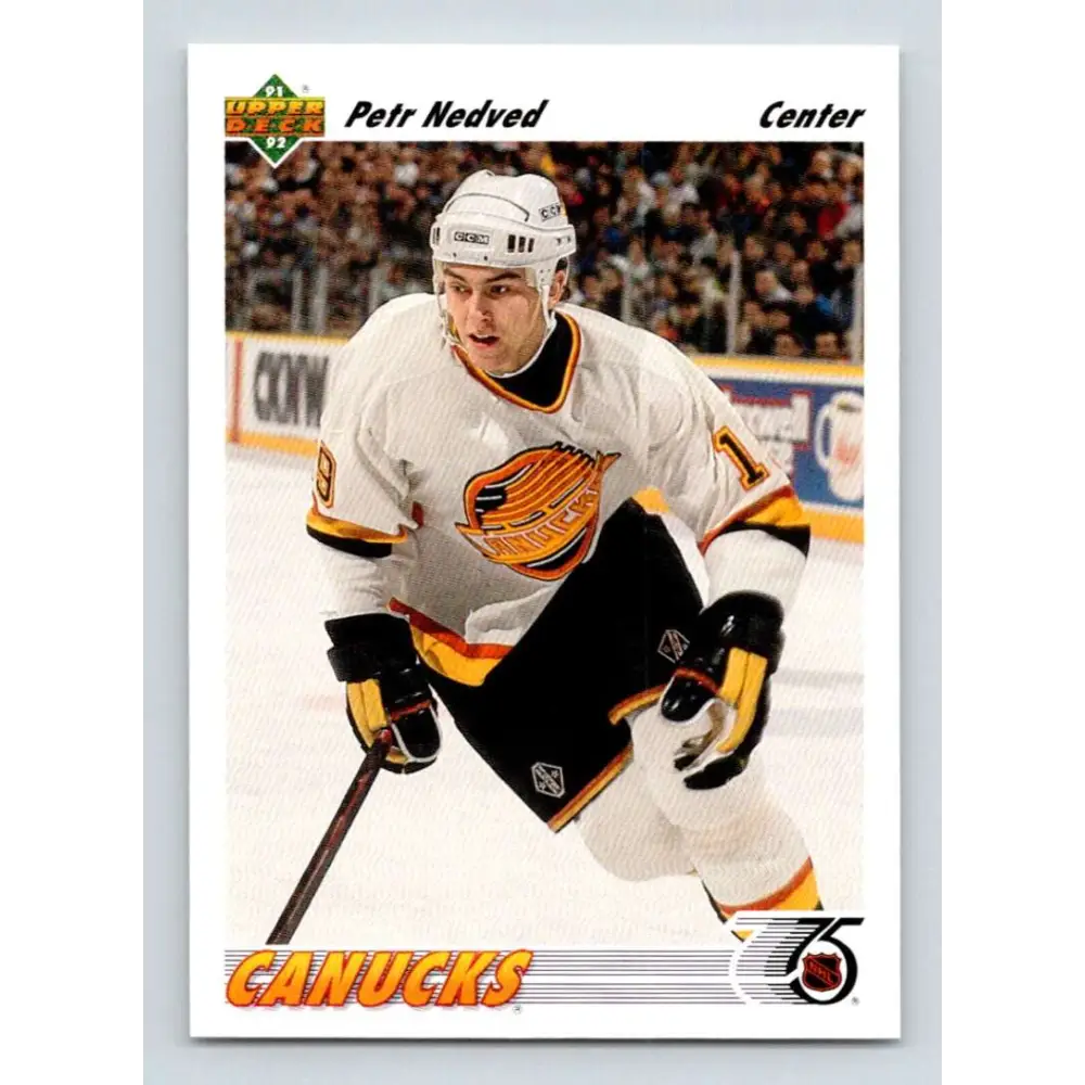1991-92 Upper Deck #227 Petr Nedved NM-MT Vancouver Canucks Hockey Card