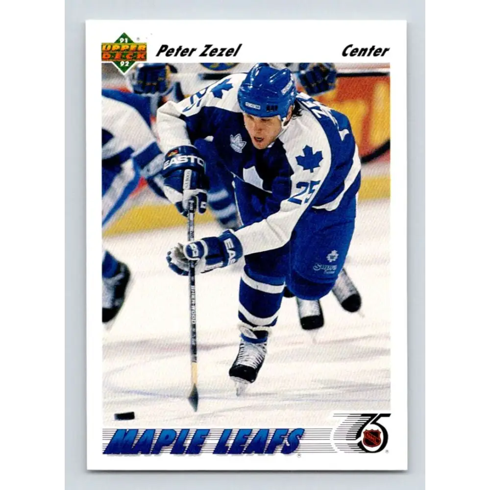 1991-92 Upper Deck #241 Peter Zezel NM-MT Toronto Maple Leafs Hockey Card