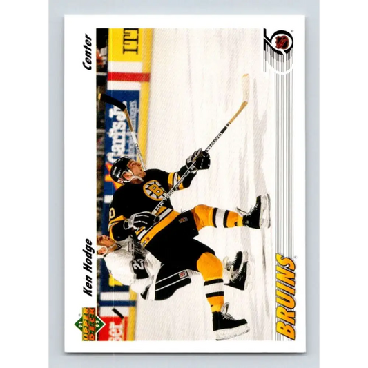 1991-92 Upper Deck #251 Ken Hodge Jr. NM-MT Boston Bruins Hockey Card