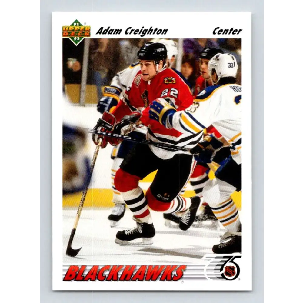 1991-92 Upper Deck #254 Adam Creighton NM-MT Hockey Card