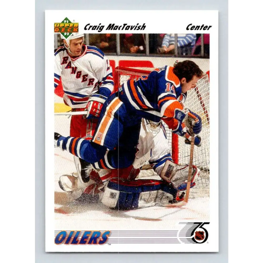 1991-92 Upper Deck #284 Craig MacTavish NM-MT Edmonton Oilers Hockey Card