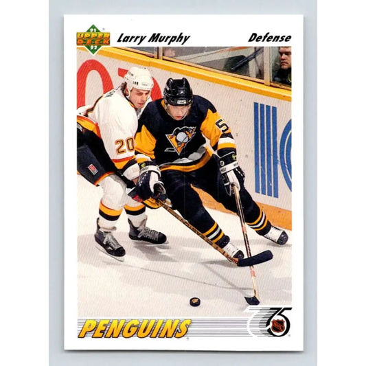 1991-92 Upper Deck #302 Larry Murphy NM-MT Pittsburgh Penguins Hockey Card