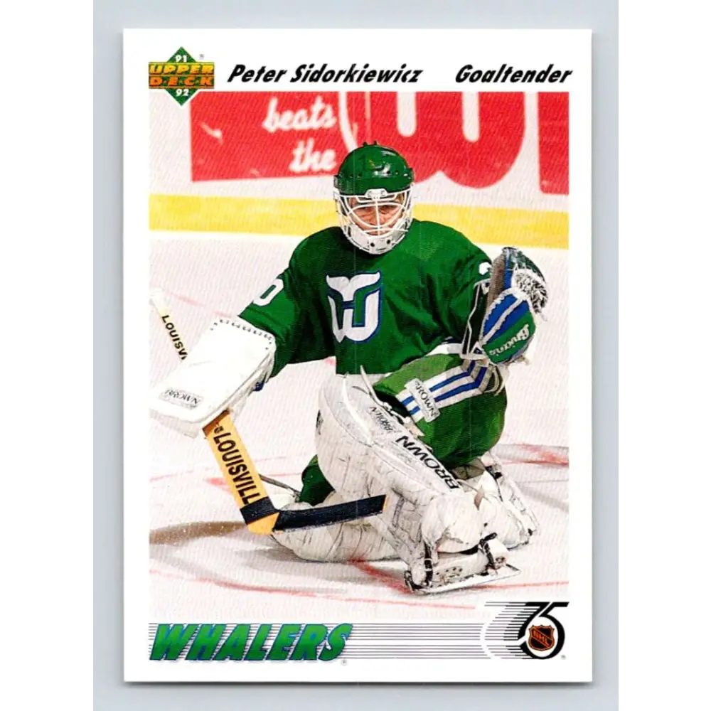 1991-92 Upper Deck #325 Peter Sidorkiewicz NM-MT Hartford Whalers Hockey Card