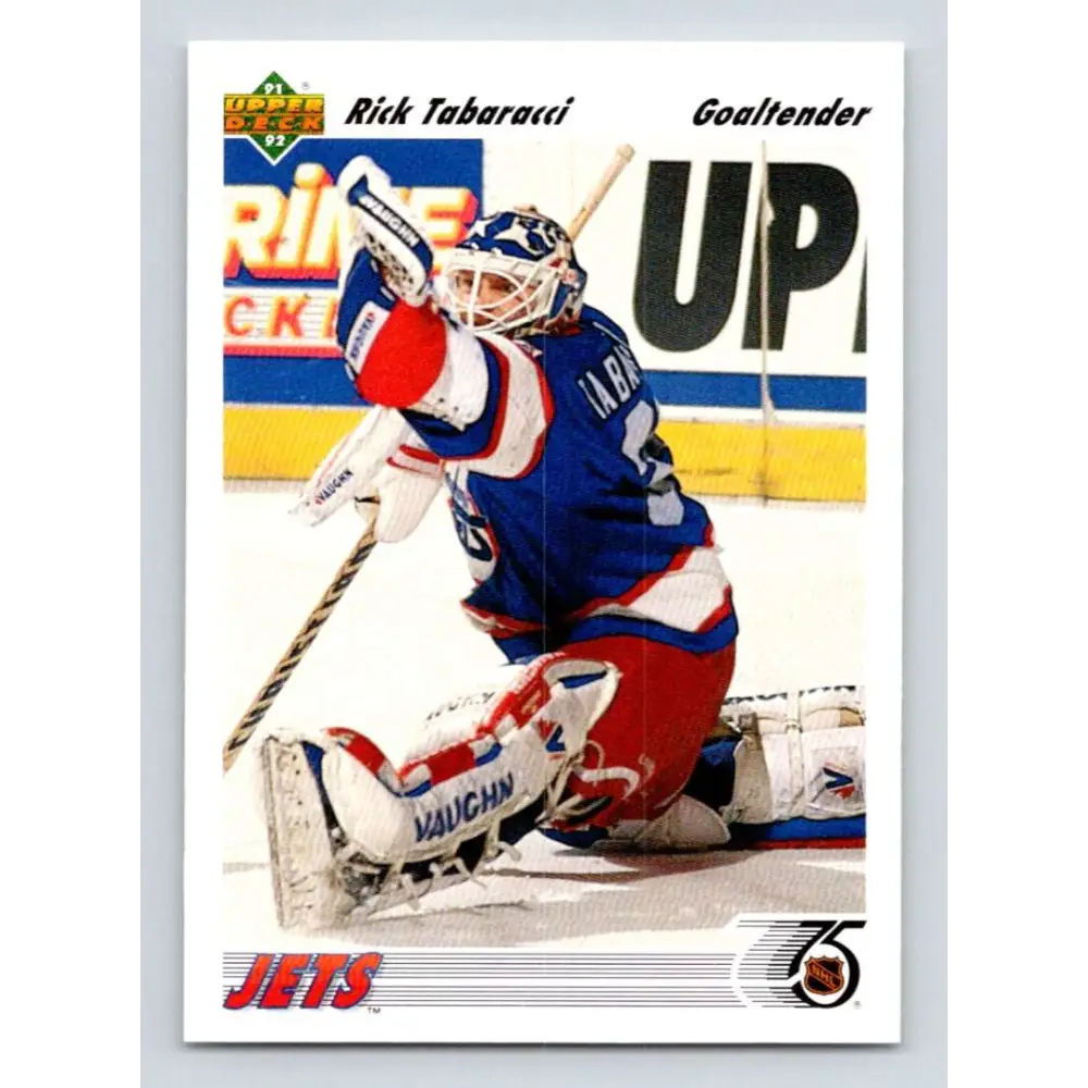 1991-92 Upper Deck #339 Rick Tabaracci NM-MT Winnipeg Jets Hockey Card