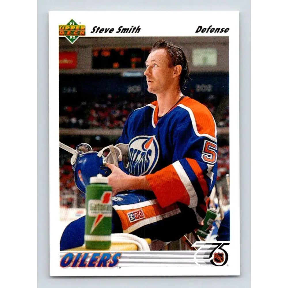 1991-92 Upper Deck #350 Steve Smith NM-MT Hockey Card
