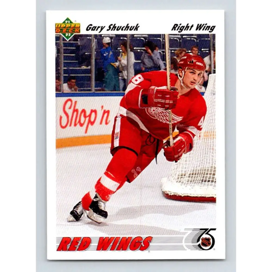 1991-92 Upper Deck #376 Gary Shuchuk NM-MT Detroit Red Wings Hockey Card