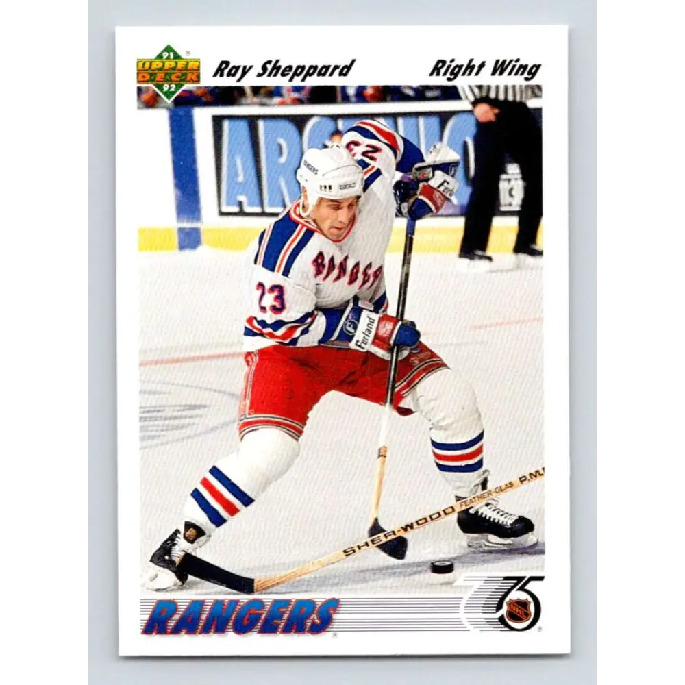 1991-92 Upper Deck #390 Ray Sheppard NM-MT Hockey Card