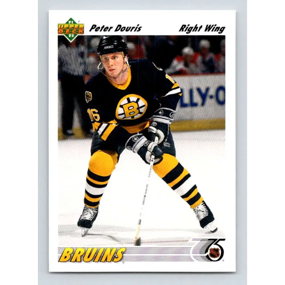 1991-92 Upper Deck #403 Peter Douris NM-MT Boston Bruins Hockey Card