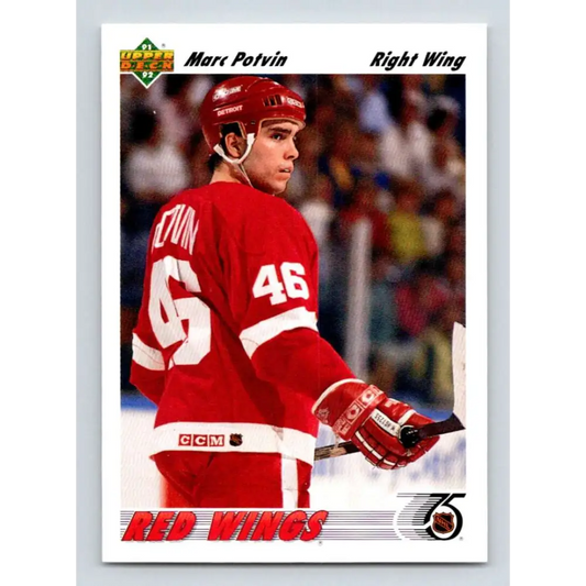 1991-92 Upper Deck #405 Marc Potvin NM-MT RC Rookie Hockey Card