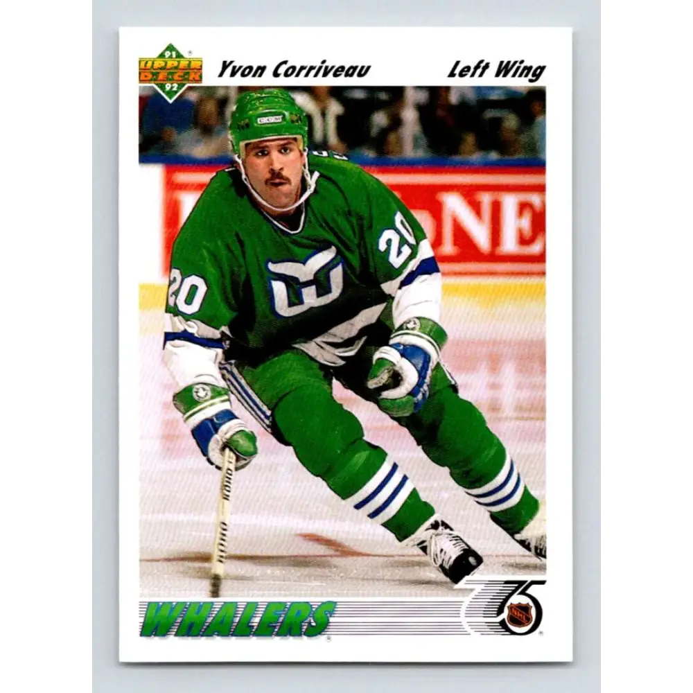 1991-92 Upper Deck #407 Yvon Corriveau NM-MT Hockey Card