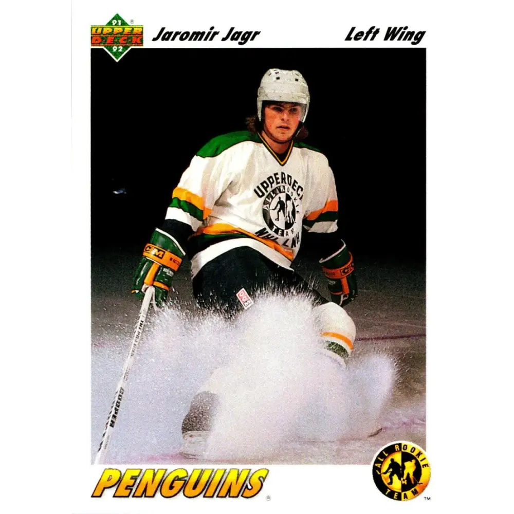 1991-92 Upper Deck #42 Jaromir Jagr ART NM-MT Pittsburgh Penguins Hockey Card