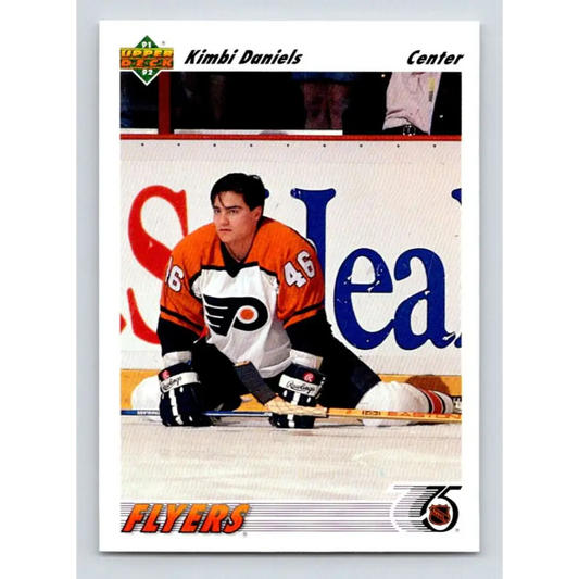 1991-92 Upper Deck #492 Kimbi Daniels NM-MT Philadelphia Flyers Hockey Card