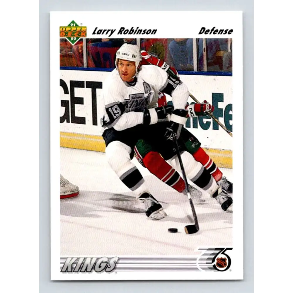 1991-92 Upper Deck #499 Larry Robinson NM-MT Los Angeles Kings Hockey Card