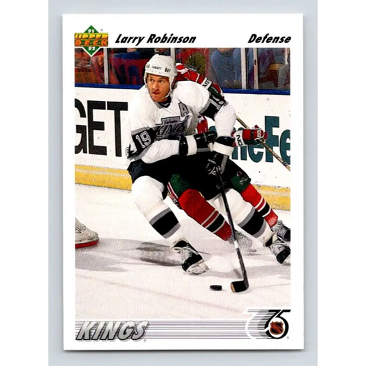 1991-92 Upper Deck #499 Larry Robinson NM-MT Los Angeles Kings Hockey Card