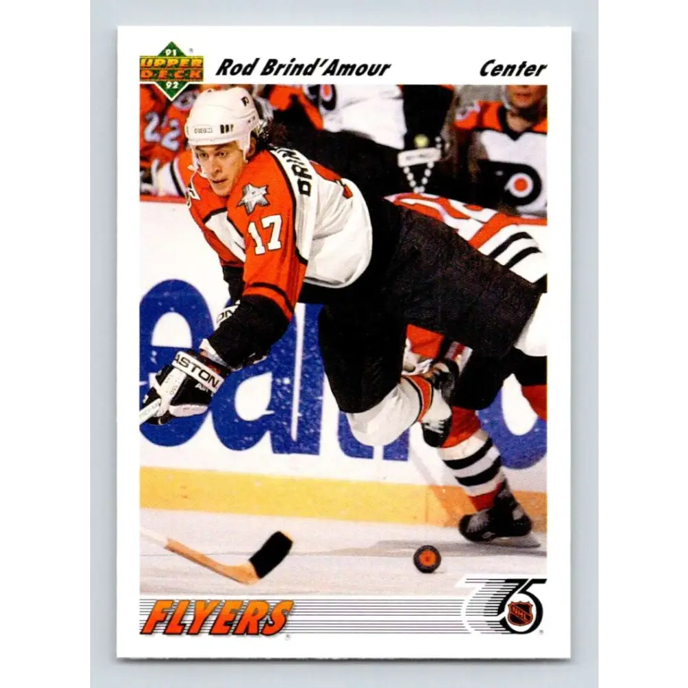 1991-92 Upper Deck #547 Rod Brind'Amour NM-MT Philadelphia Flyers Hockey Card