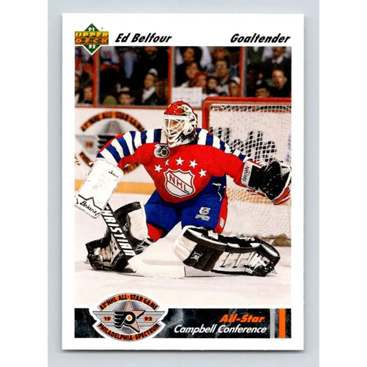 1991-92 Upper Deck #625 Ed Belfour AS NM-MT Chicago Blackhawks Hockey Card