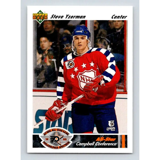 1991-92 Upper Deck #626 Steve Yzerman AS NM-MT Detroit Red Wings Hockey Card