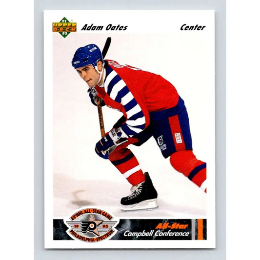 1991-92 Upper Deck #627 Adam Oates AS NM-MT St. Louis Blues Hockey Card