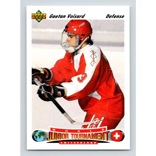 1991-92 Upper Deck #664 Gaetan Voisard NM-MT RC Rookie Hockey Card