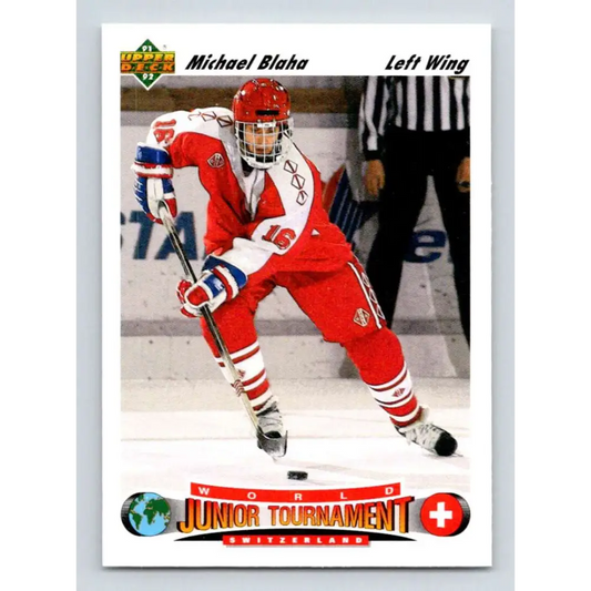 1991-92 Upper Deck #669 Michael Blaha NM-MT RC Rookie Hockey Card