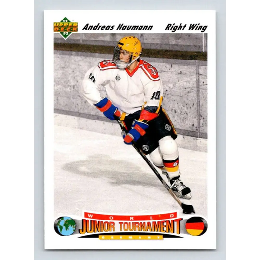 1991-92 Upper Deck #678 Andreas Naumann NM-MT RC Rookie Hockey Card
