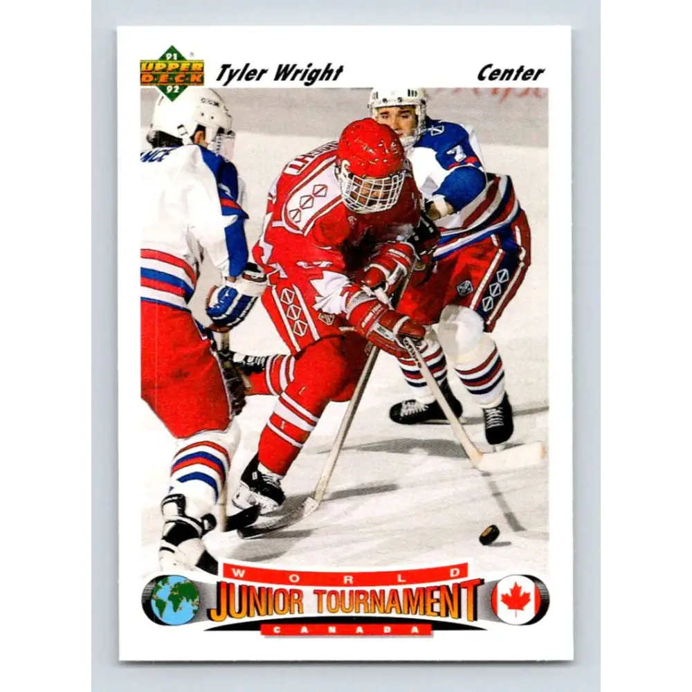 1991-92 Upper Deck #686 Tyler Wright NM-MT RC Rookie Hockey Card
