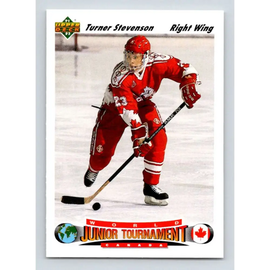 1991-92 Upper Deck #691 Turner Stevenson NM-MT RC Rookie Hockey Card