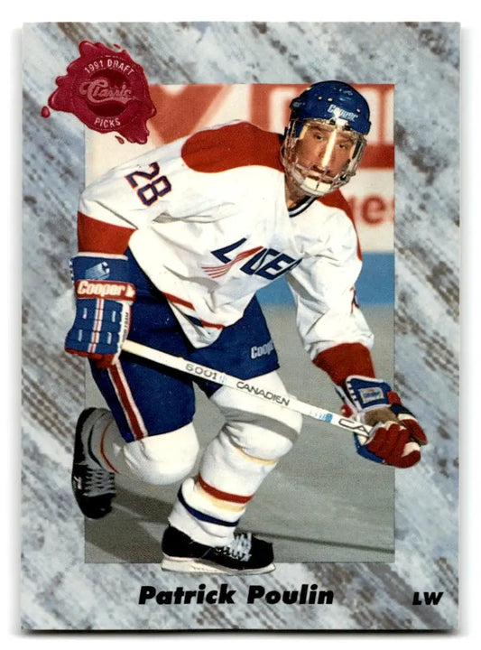 1991 Classic Four Sport #8 Patrick Poulin - Trading Cards