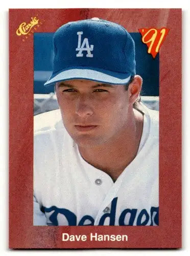 1991 Classic II #T35 Dave Hansen Los Angeles Dodgers Baseball Cards ID:52747 - Baseball Cards