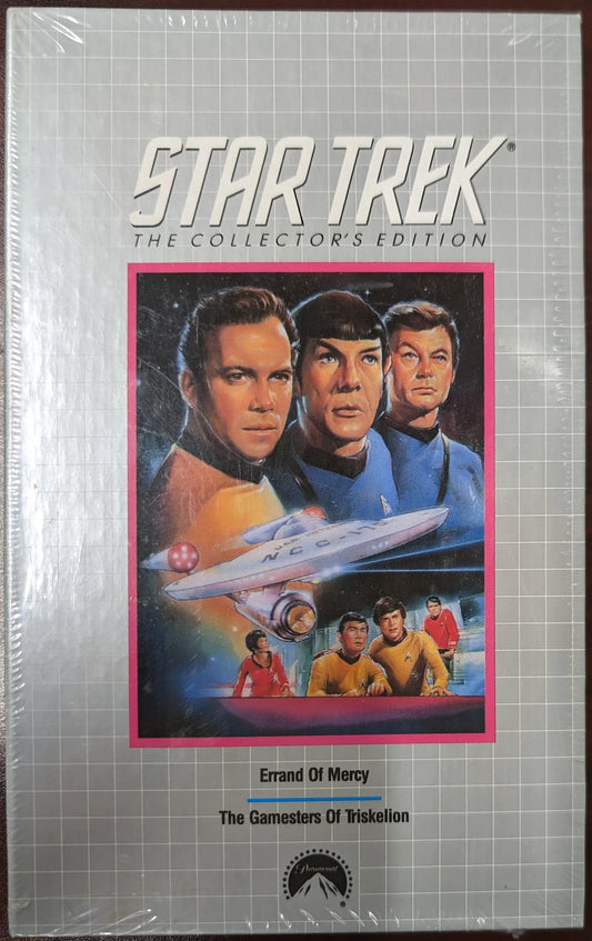 Book cover for Star Trek: The Collector’s Edition showcasing Columbia House Star Trek VHS