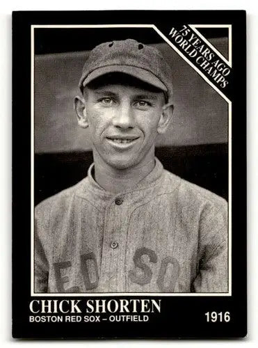 1991 Conlon Collection TSN #136 Chick Shorten Boston Red Sox Basebal ID:52908 - Baseball Cards