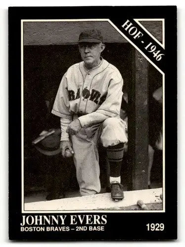 1991 Conlon Collection TSN #15b Johnny Evers ’HOF’ w/Year Banner on Fro ID:52893 - Baseball Cards