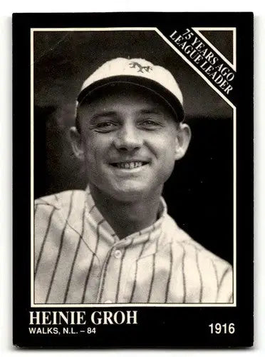 1991 Conlon Collection TSN #163 Heinie Groh Cincinnati Reds Baseball ID:52961 - Baseball Cards