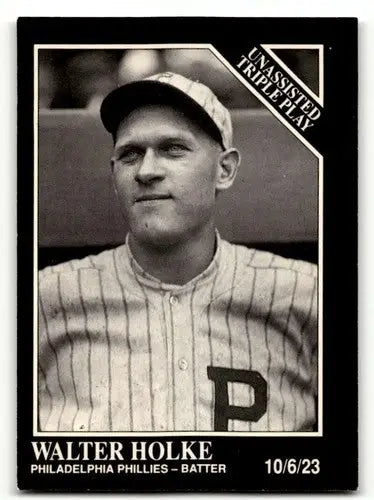 1991 Conlon Collection TSN #207 Walter Holke Philadelphia Phillies B ID:52852 - Trading Cards