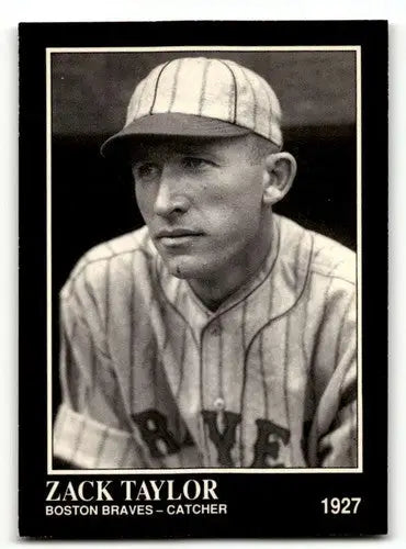 1991 Conlon Collection TSN #210 Zack Taylor Boston Braves Baseball C ID:52849 - Baseball Cards