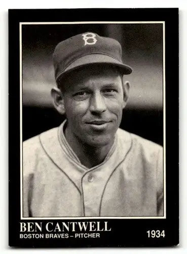 1991 Conlon Collection TSN #211 Ben Cantwell Boston Braves Baseball ID:52848 - Baseball Cards