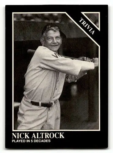 1991 Conlon Collection TSN #226 Nick Altrock Chicago White Sox Baseb ID:52836 - Baseball Cards