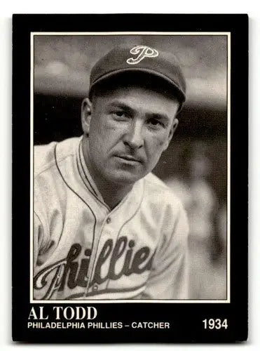 1991 Conlon Collection TSN #239 Al Todd Philadelphia Phillies Baseba ID:53016 - Baseball Cards