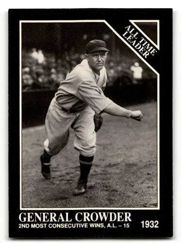 1991 Conlon Collection TSN #257 General Crowder Washington Senators ID:53001 - Baseball Cards