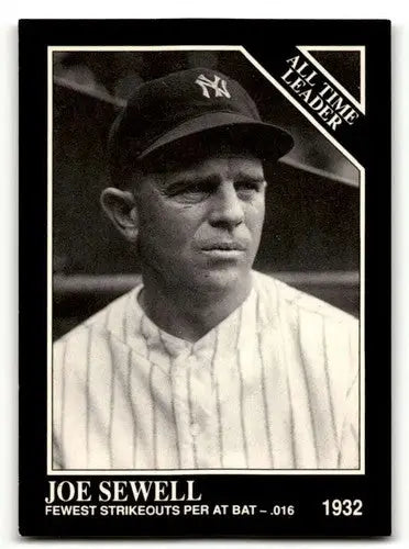 1991 Conlon Collection TSN #275 Joe Sewell New York Yankees Baseball ID:52957 - Baseball Cards