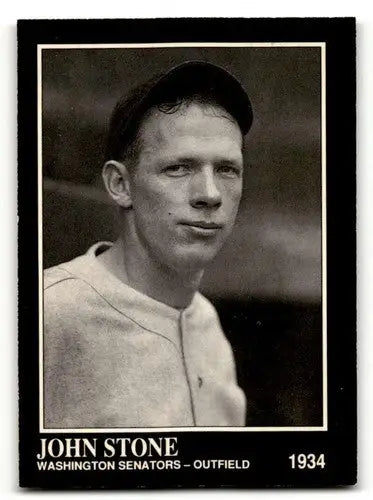 1991 Conlon Collection TSN #289 John Stone Washington Senators Baseb ID:52968 - Baseball Cards