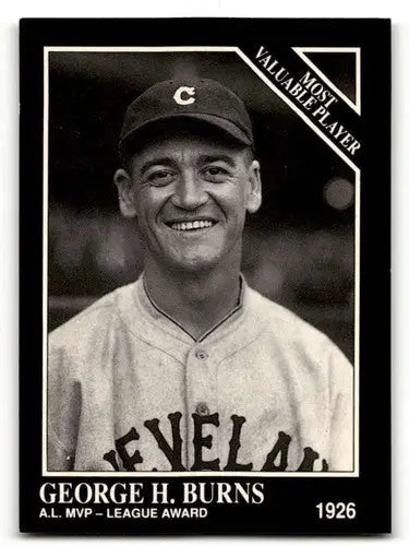 1991 Conlon Collection TSN #309 George H. Burns Cleveland Indians Ba ID:52982 - Baseball Cards