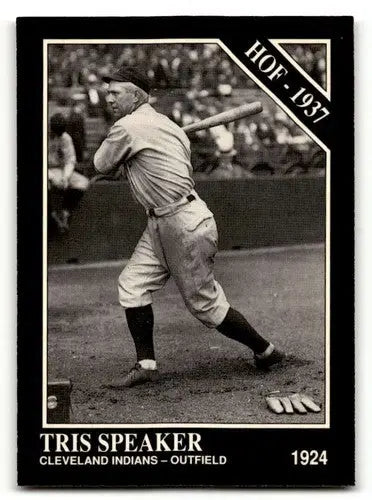 1991 Conlon Collection TSN #44b Tris Speaker ’HOF’ w/Year Banner on Fro ID:52885 - Trading Cards